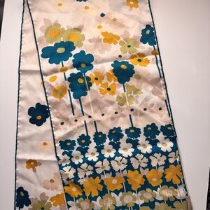 Silk Burberry scarf- floral design